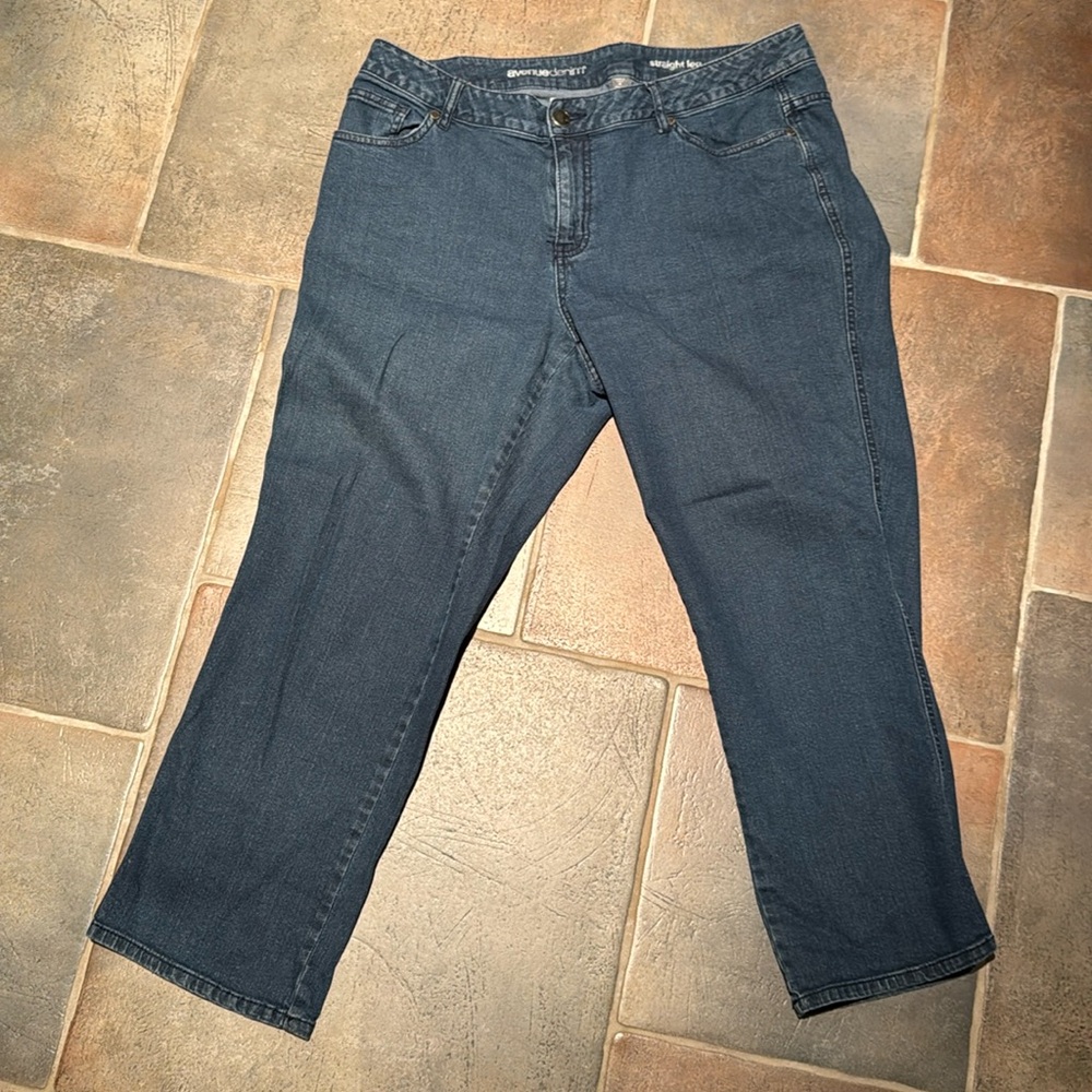 Avenue Denim jeans Sz 16P blue jeans